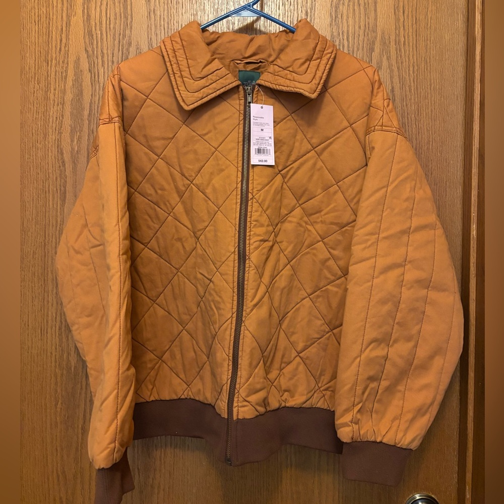 Womens wild fable desert orange jacket new with tags